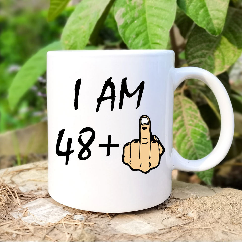 Funny 49 years Old Mug, 49th Birthday Gift, 49th Middle Finger Birthda –  Shedarts