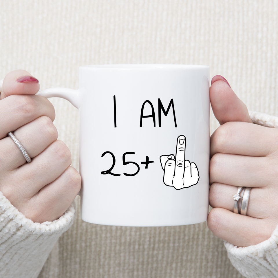 26 years Old Birthday Mug, 26th Middle Finger Birthday Mug, 26th Birthday Gift