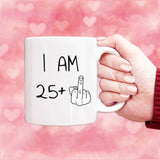 26 years Old Birthday Mug, 26th Middle Finger Birthday Mug, 26th Birthday Gift