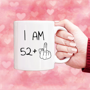 53 years Old Birthday Mug, 53rd Middle Finger Birthday Mug, 53rd Birthday Gift