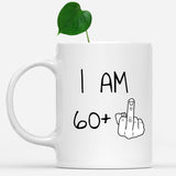 61 years Old Birthday Mug, 61st Middle Finger Birthday Mug, 61st Birthday Gift