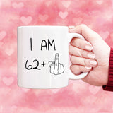 63 years Old Birthday Mug, 63rd Middle Finger Birthday Mug, 63rd Birthday Gift