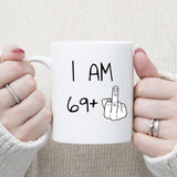70 years Old Birthday Mug, 70th Middle Finger Birthday Mug, 70th Birthday Gift