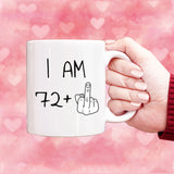 73 years Old Birthday Mug, 73rd Middle Finger Birthday Mug, 73rd Birthday Gift