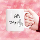80 years Old Birthday Mug, 80th Middle Finger Birthday Mug, 80th Birthday Gift