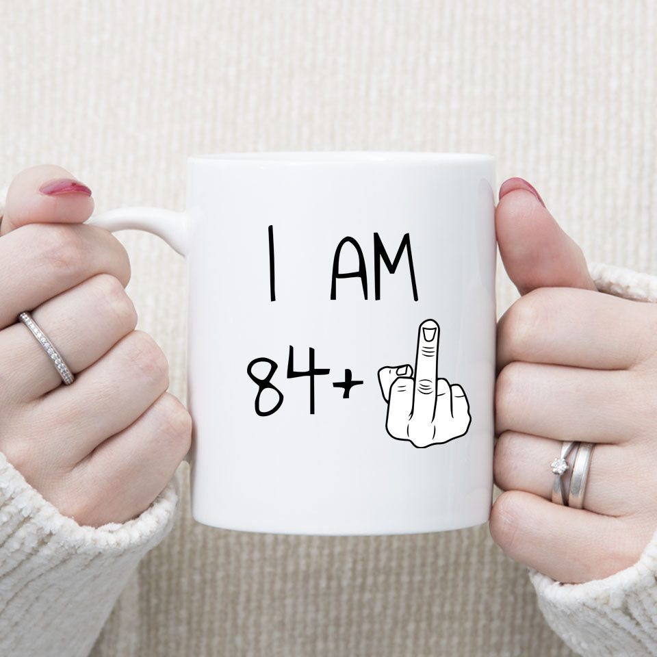 85 years Old Birthday Mug, 85th Middle Finger Birthday Mug, 85th Birthday Gift