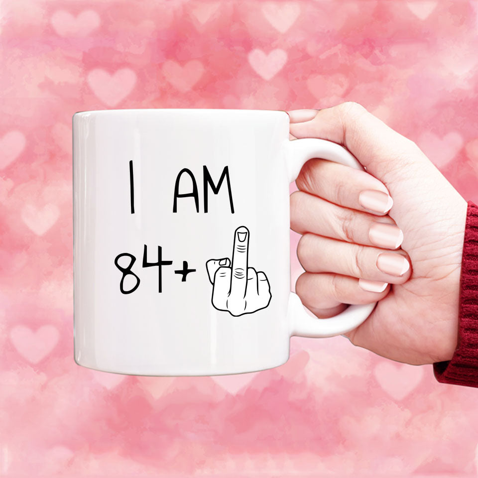 85 years Old Birthday Mug, 85th Middle Finger Birthday Mug, 85th Birthday Gift