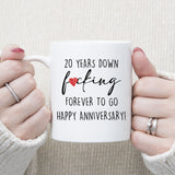 Custom 20 years Anniversary Mug, 20th Anniversary Gift for Husband, Couple Mug for 20th Anniversary