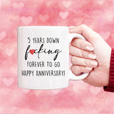 Custom 5 years Anniversary Mug, 5th Anniversary Gift for Husband, Couple Mug for 5th Anniversary