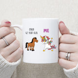 Funny 42 years Old Unicorn Mug, 42nd Birthday Gift, 42nd Birthday Mug, Unicorn Mug