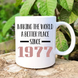 Funny 44th Birthday Mug, 44th Birthday Gift, 44 years Old Birthday Mug