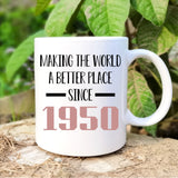 Funny 71st Birthday Mug, 71st Birthday Gift, 71 years Old Birthday Mug