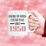Funny 71st Birthday Mug, 71st Birthday Gift, 71 years Old Birthday Mug