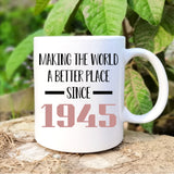 Funny 76th Birthday Mug, 76th Birthday Gift, 76 years Old Birthday Mug