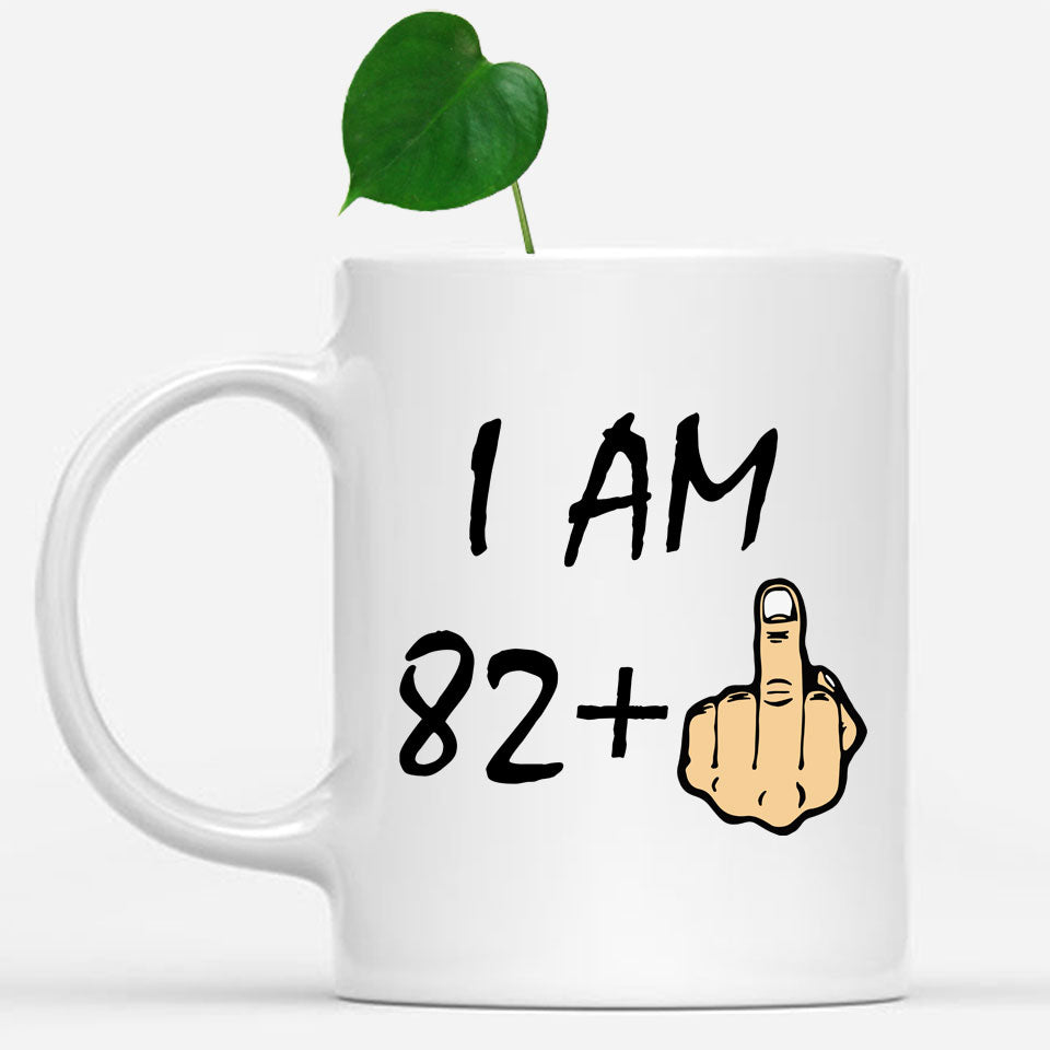 Funny 83 years Old Mug, 83rd Birthday Gift, 83rd Middle Finger Birthday Mug