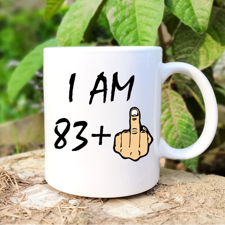 Funny 84 years Old Mug, 84th Birthday Gift, 84th Middle Finger Birthday Mug