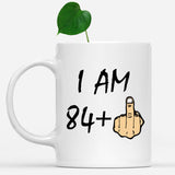 Funny 85 years Old Mug, 85th Birthday Gift, 85th Middle Finger Birthday Mug