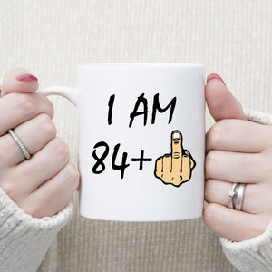 Funny 85 years Old Mug, 85th Birthday Gift, 85th Middle Finger Birthday Mug