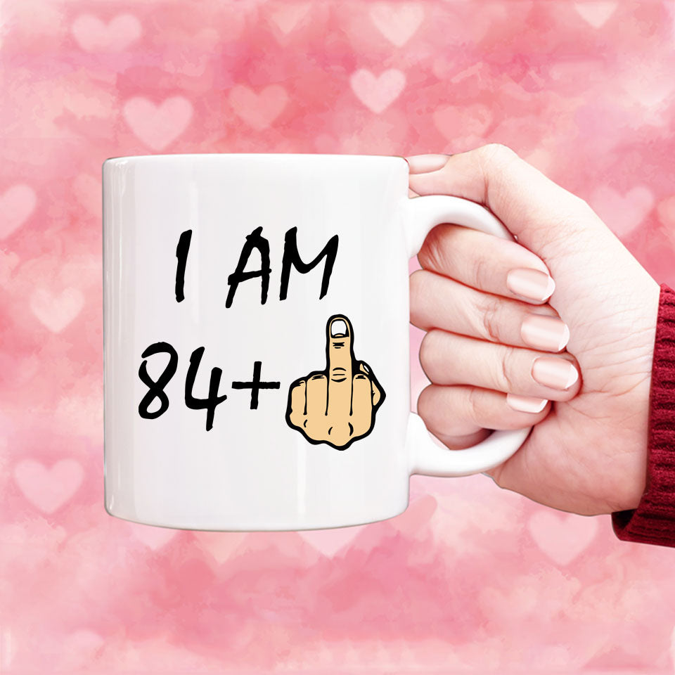 Funny 85 years Old Mug, 85th Birthday Gift, 85th Middle Finger Birthday Mug