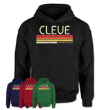 Cleve Gift Custom Name Retro Vintage Birthday T-Shirt