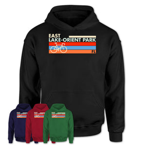 Florida East Lake-Orient Park Cycling Shirt for Family Teammates Vintage Retro Colors