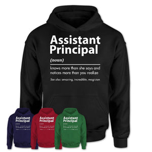 Funny Assistant Principal Definition Shirt, New Job Gift for Assistant Principal, Coworker Gift Idea