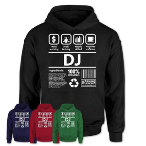 Funny Coworker Gift Idea Sarcasm DJ Uniform TShirt