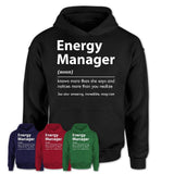 Funny Energy Manager Definition Shirt, New Job Gift for Energy Manager, Coworker Gift Idea