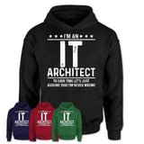 Funny It Architect Never Wrong T-Shirt, New Job Gift for Coworker