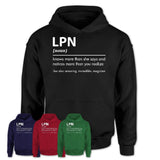 Funny LPN Definition Shirt, New Job Gift for LPN, Coworker Gift Idea