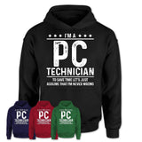 Funny Pc Technician Never Wrong T-Shirt, New Job Gift for Coworker