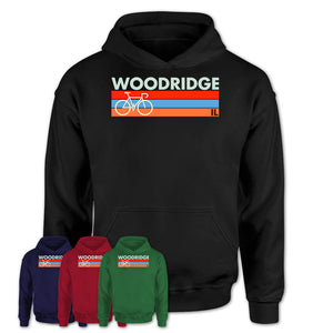 Illinois Woodridge Cycling Shirt for Family Teammates Vintage Retro Colors