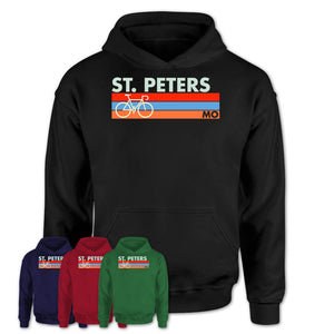 Missouri St. Peters Cycling Shirt for Family Teammates Vintage Retro Colors