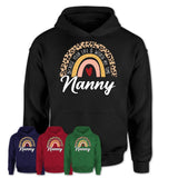 Nanny Because Your Life Worth My Time Rainbow T-Shirt