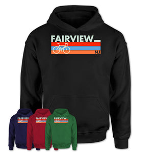 New Jersey Fairview Cycling Shirt for Family Teammates Vintage Retro Colors
