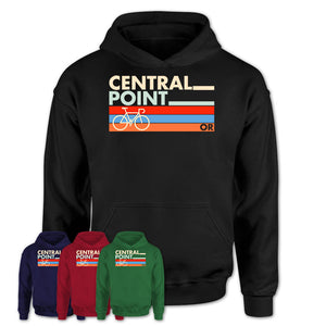 Oregon Central Point Cycling Shirt for Family Teammates Vintage Retro Colors