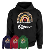 Procurement Officer Because Your Life Worth My Time Rainbow T-Shirt