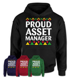 Proud Asset Manager Africa Pride Black History Month T-Shirt
