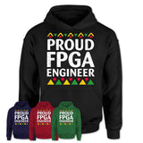 Proud Fpga Engineer Africa Pride Black History Month T-Shirt