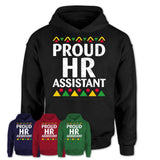 Proud Hr Assistant Africa Pride Black History Month T-Shirt