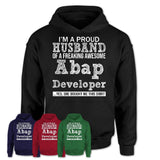 Proud Husband of A Freaking Awesome Abap Developer Wife Shirt, Husband Valentine Gift, Anniversary Couple Shirt