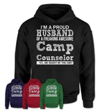 Proud Husband of A Freaking Awesome Camp Counselor Wife Shirt, Husband Valentine Gift, Anniversary Couple Shirt