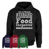 Proud Husband of A Freaking Awesome Food Inspector Wife Shirt, Husband Valentine Gift, Anniversary Couple Shirt