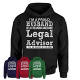 Proud Husband of A Freaking Awesome Legal Advisor Wife Shirt, Husband Valentine Gift, Anniversary Couple Shirt