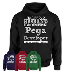 Proud Husband of A Freaking Awesome Pega Developer Wife Shirt, Husband Valentine Gift, Anniversary Couple Shirt
