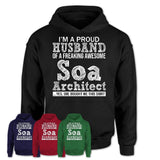 Proud Husband of A Freaking Awesome Soa Architect Wife Shirt, Husband Valentine Gift, Anniversary Couple Shirt