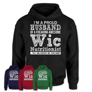 Proud Husband of A Freaking Awesome Wic Nutritionist Wife Shirt, Husband Valentine Gift, Anniversary Couple Shirt