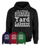 Proud Husband of A Freaking Awesome Yard Laborer Wife Shirt, Husband Valentine Gift, Anniversary Couple Shirt