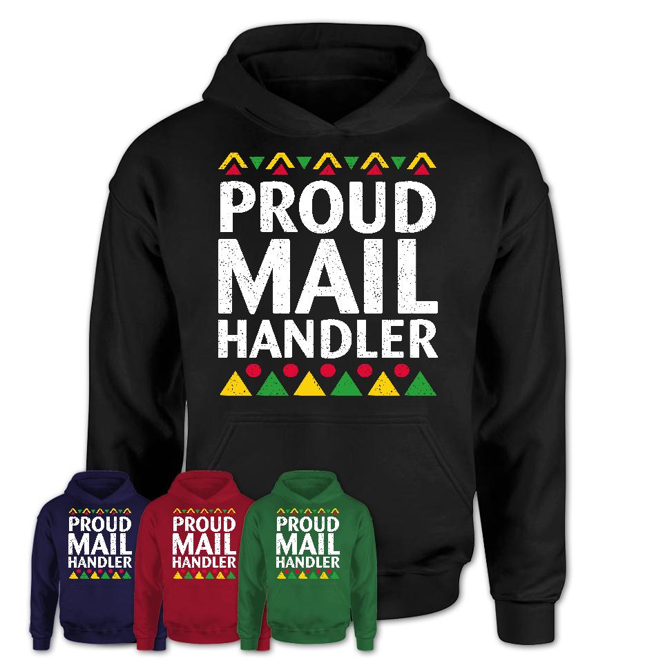 Proud Mail Handler Africa Pride Black History Month T-Shirt