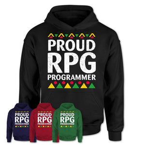 Proud Rpg Programmer Africa Pride Black History Month T-Shirt